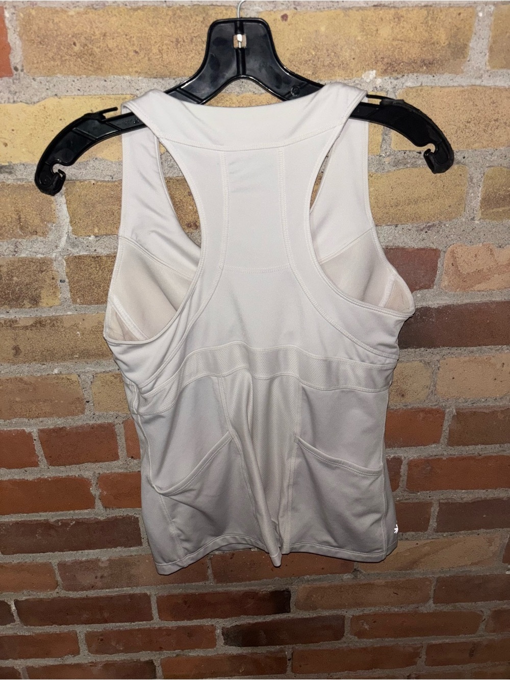 Athleta Cream Racerback Performance Tank - Picture 3 of 4